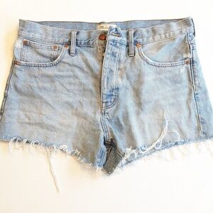 Madewell size 30 Frayed Jean Shorts
